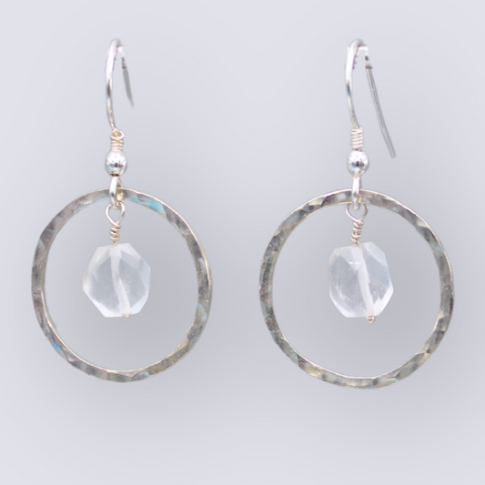 Celtic Circle of Life Quartz Earrings