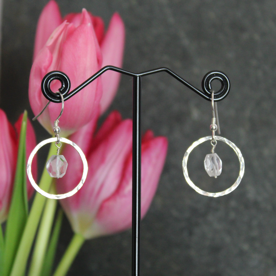 Celtic Circle of Life Quartz Earrings