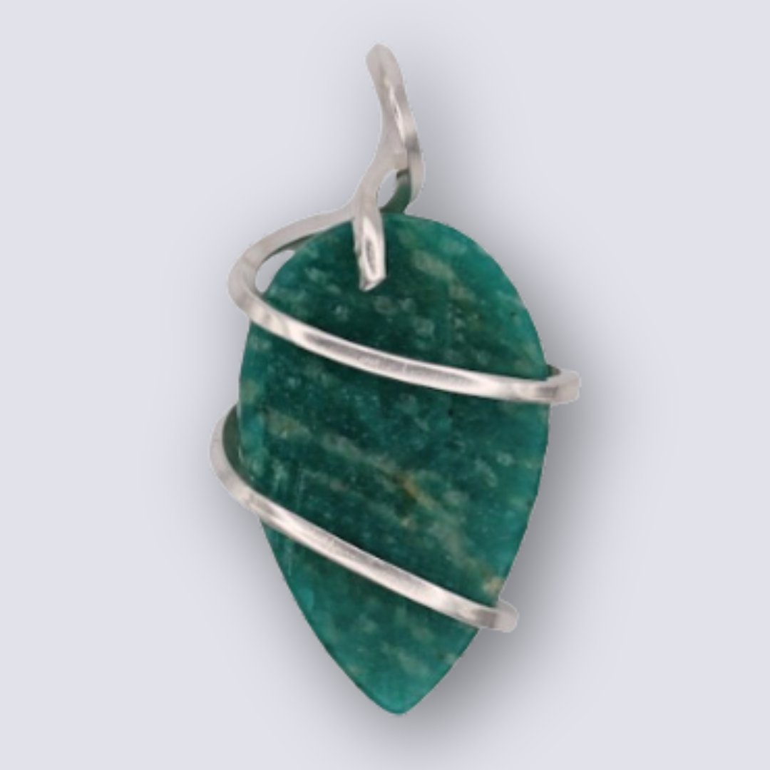 Amazonite Pendant - Arborvitae Designs