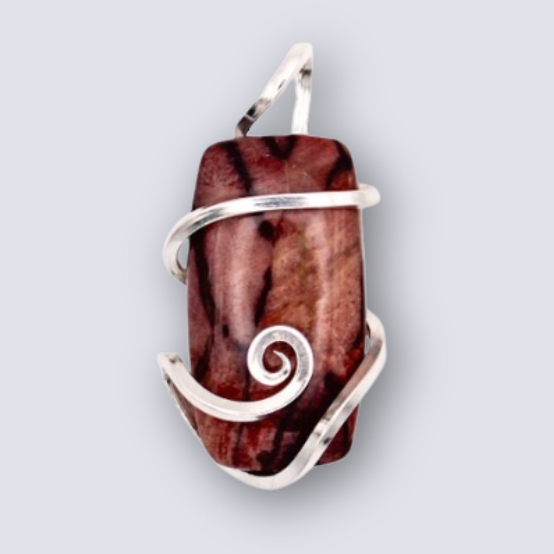 Butterfly Jasper Pendant - Arborvitae Designs