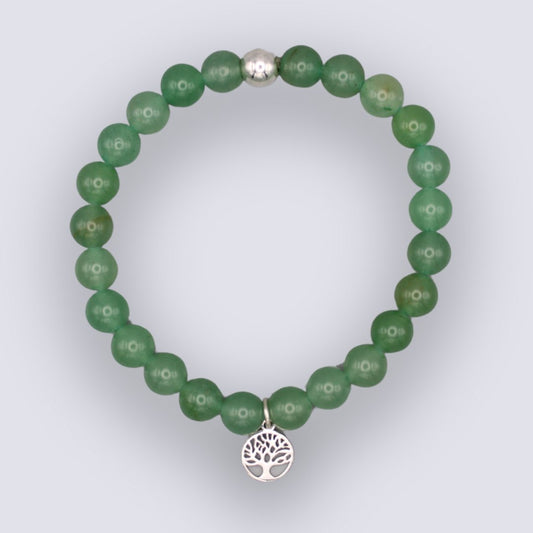 Green Aventurine Tree of Life Bracelet - Arborvitae Designs