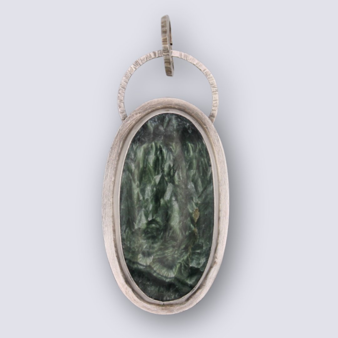 Seraphinite Focal Pendant - Arborvitae Designs