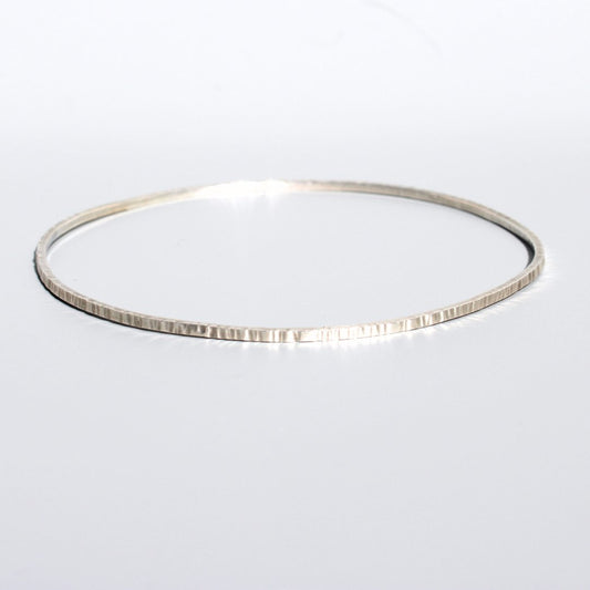 Sterling Silver Stacker Bangle - Arborvitae Designs