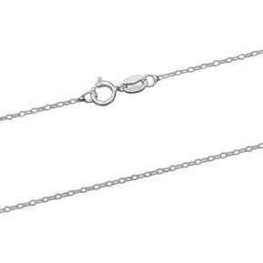 18" Sterling Silver Trace Chain - Arborvitae Designs