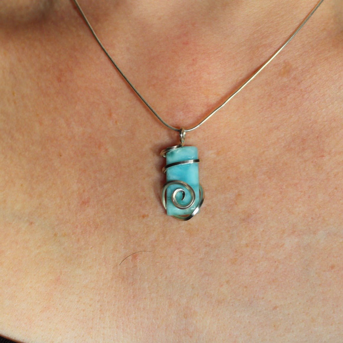 Larimar Pendant - Arborvitae Designs