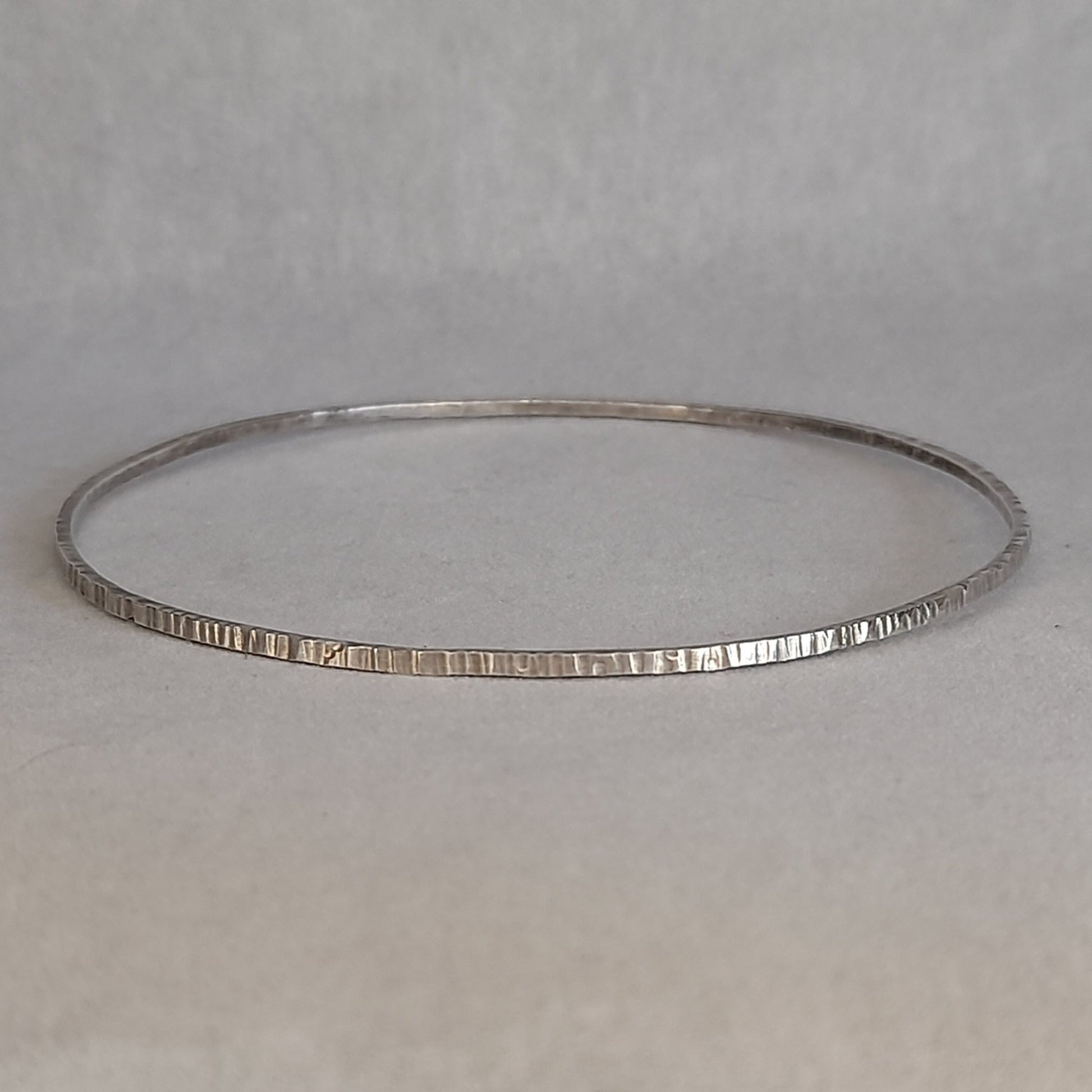 Sterling Silver Stacker Bangle - Arborvitae Designs